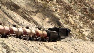 Ferronor Locomotora GR12 Nº412 Escalando hacia Potrerillos [upl. by Hannis]