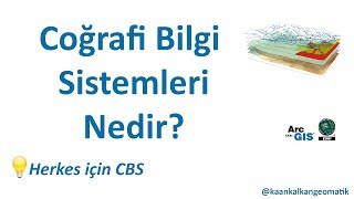 Coğrafi Bilgi Sistemleri Nedir Bileşenleri Veri Tipleri Nelerdir [upl. by Ettelorahc]