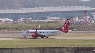 Corendon Airlines Boeing 7378GJ SG331 from ChennaiMAA to DurgapurRDP Takeoff on April 112023 [upl. by Ajiram]