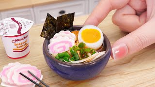 Perfect Miniature RAMEN Recipe  Spicy Chicken Noodles amp ASMR Mini Food by Miniature Cooking [upl. by Garzon850]