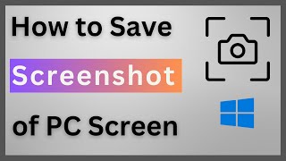 How to Take Screenshot on Windows Computer  Snipping Tool  Screen Capture Windows 10 [upl. by Ainegue737]