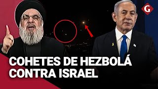 HEZBOLÁ despliega decenas de COHETES CONTRA el norte de ISRAEL  Gestión [upl. by Assetan251]