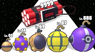 Bomb Merge  Level Up Bomb Max Level Gameplay Bomb Evolution [upl. by Michaud]