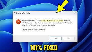 You currently do not have Microsoft Webview2 Runtime installed in Windows 11107  How To Fix Error [upl. by Assela674]