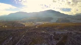 Pronghorn Antelope Stampede INCREDIBLE DRONE FOOTAGE [upl. by Wanyen]