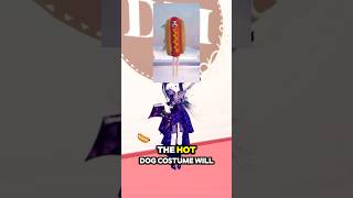 🌭HOT DOG COSTUME RETURNING IN DRESS TO IMPRESS CONFIRMED 🤩 dti roblox robloxdti shorts [upl. by Ahtelra]