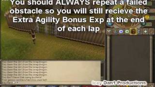 RuneScape  Agility Guide Indepth With Extended Barbarian Course amp Extended Gnome Stronghold [upl. by Naresh981]