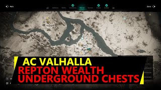 Repton Wealth AC Valhalla Locations  How to reach Underground Chests [upl. by Demmahom654]