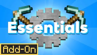 Essentials  Minecraft Marketplace Addon  Showcase [upl. by Schiro703]