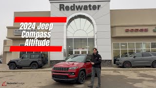 New 2024 Jeep Compass Altitude 4x4 SUV for sale in Alberta with Redwater Dodge  Stock  RCO8289 [upl. by Azenav]