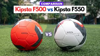 Kipsta F500 vs Kipsta F550  Which is the Ultimate Best Football [upl. by Olette]