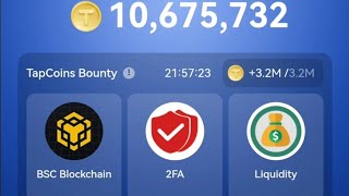 13September Tap Coin Daily Bounty  tap Coin Bot Daily Combo  Tap Coins Airdrop [upl. by Ynohtnakram358]