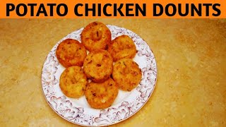 SUPER DELECIOUS POTATO CHICKEN DOUNTS RECIPE  LIVELY COOKING WITH SARA SIDDIQUE [upl. by Rachelle]