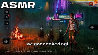 ASMR  Dead By Daylight Killer amp Survivor Blue Yeti Mic Live Com amp Controller sounds [upl. by Arlan722]