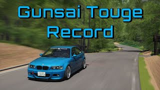 Gunsai Touge Record in BMW E46 NSpec  SV Farkas [upl. by Annayehc217]