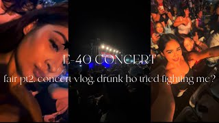 E40 concert  vlog [upl. by Damalas388]