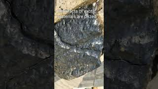 Amazing Ventifacts Explained in 60 Seconds geology wind rockhounding magnetite jasper wyoming [upl. by Okiruy]