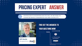 Expert Pricing from PHG Answering on the journey from a decentralized pricing to a centralized one [upl. by Aerdnat]