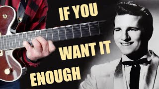 Rockabilly guitar riff  Johnny Burnette Grady Martin  If You Want It Enough [upl. by Adnorahs]