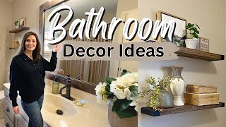 BATHROOM DECOR IDEAS  BATHROOM STYLING TIPS [upl. by Oremor315]