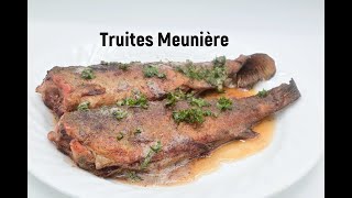 Recette de Truites Meunière facile et rapide [upl. by Brynne]