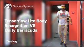 Tensorflow lite body recognition vs Unity Barracuda [upl. by Ami]