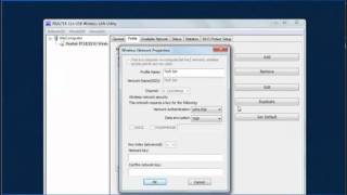 Procedure on how to use Realtek Utility on WL0179 WirelessN [upl. by Wiebmer]