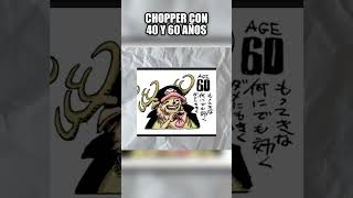 ODA Dibujo a TONY CHOPPER con 40 y 60 AÑOS onepiece manga anime mugiwaras tonytonychopper [upl. by Kristi]