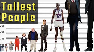 The Worlds Tallest People  The Lowest and Highest People in History  Global Info Lense [upl. by Norby]