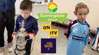 Sunningdale School Soccer Celebration on ITV [upl. by Ecirtahs]