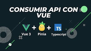 Consumir API REST con Vue Pinia y Typescript CRUD  AbiDev [upl. by Nnylyaj601]