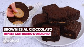 Brownies al cioccolato ripieni con burro d’arachidi sono irresistibili [upl. by Sayce249]