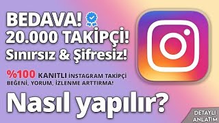 100 Kanıtlı Instagram Takipçi Hilesi Ücretsiz 1 dakikada 2500 Takipçi Kazandım Kanıtlı 😱 2023 [upl. by Lahey540]