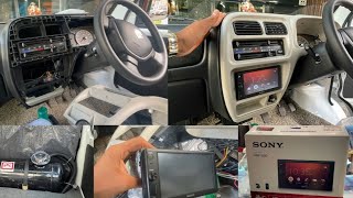 New Eeco car full modificationxav1500 sony android touch screen installation in EECO vehicle [upl. by Winthorpe]