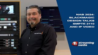 NAB 2024 Blackmagic Design SMPTE 2110 and Video Over IP [upl. by Irolam]