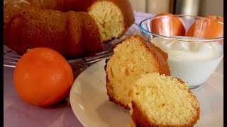 GÂTEAU AU YAOURT ET À LORANGE  RECETTE FACILE ET RAPIDE [upl. by Ahsyek114]