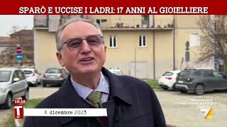 Sparò e uccise i ladri 17 anni al gioielliere [upl. by Adlee548]