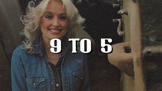 🎶Dolly Parton  9 To 5 Lyrics [upl. by Giverin]