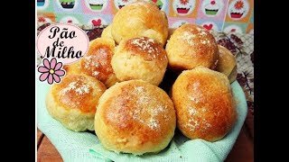 PÃO DE MILHO DE LATINHA  FOFINHO E FÁCIL DE FAZER [upl. by Anirbak]