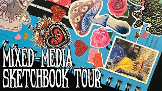 MIXEDMEDIA SKETCHBOOK TOUR JAN 2024 [upl. by Jelks]