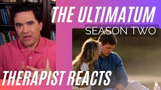 Ultimatum S2 16  James amp Ryann Trauma  Therapist Reaction [upl. by Aletha]