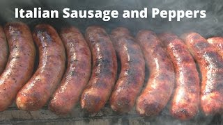 Italian Sausage amp Peppers Recipe  How to Grill Italian Sausage Malcom Reed HowToBBQRight [upl. by Idnem]