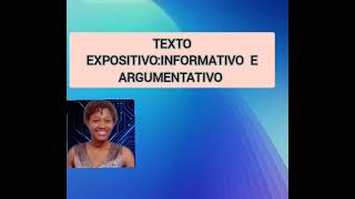 TEXTO EXPOSITIVO INFORMATIVO E ARGUMENTATIVO PORTUGUÊS PARA CONCURSO PÚBLICO [upl. by Parrott]