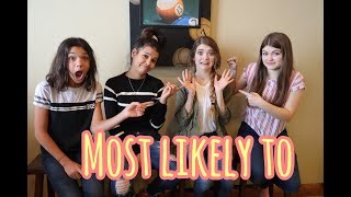 Who’s Most Likely To With All Around Audrey and Just Jordan33 and Klailea [upl. by Millman]