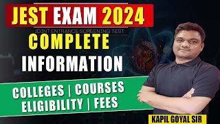 JEST 2024 physics Exam  Complete information  Participating institutes  Eligibility  Ninjaprep [upl. by Atrebla378]