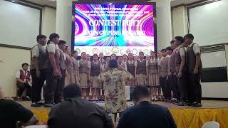 Contest Piece  Choral Fest High School  1st Runner up Overall  ASFES Synodal Encounter 2024 [upl. by Hcone]