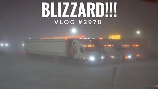 BLIZZARD  My Trucking Life  Vlog 2978 [upl. by Ahsel45]