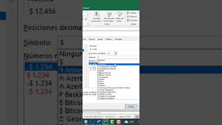 ⚡ COMO COLOCAR SIGNO DE PESOS A NÚMEROS EN EXCEL short Ayuda Excel [upl. by Halliday7]