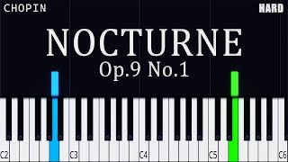 Chopin  Nocturne Op9 No1  Hard Piano Tutorial [upl. by Nedmac]