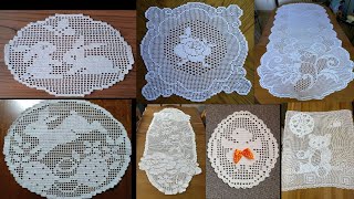 stunning crochet tablecloth table runner design ideas [upl. by Atterehs668]